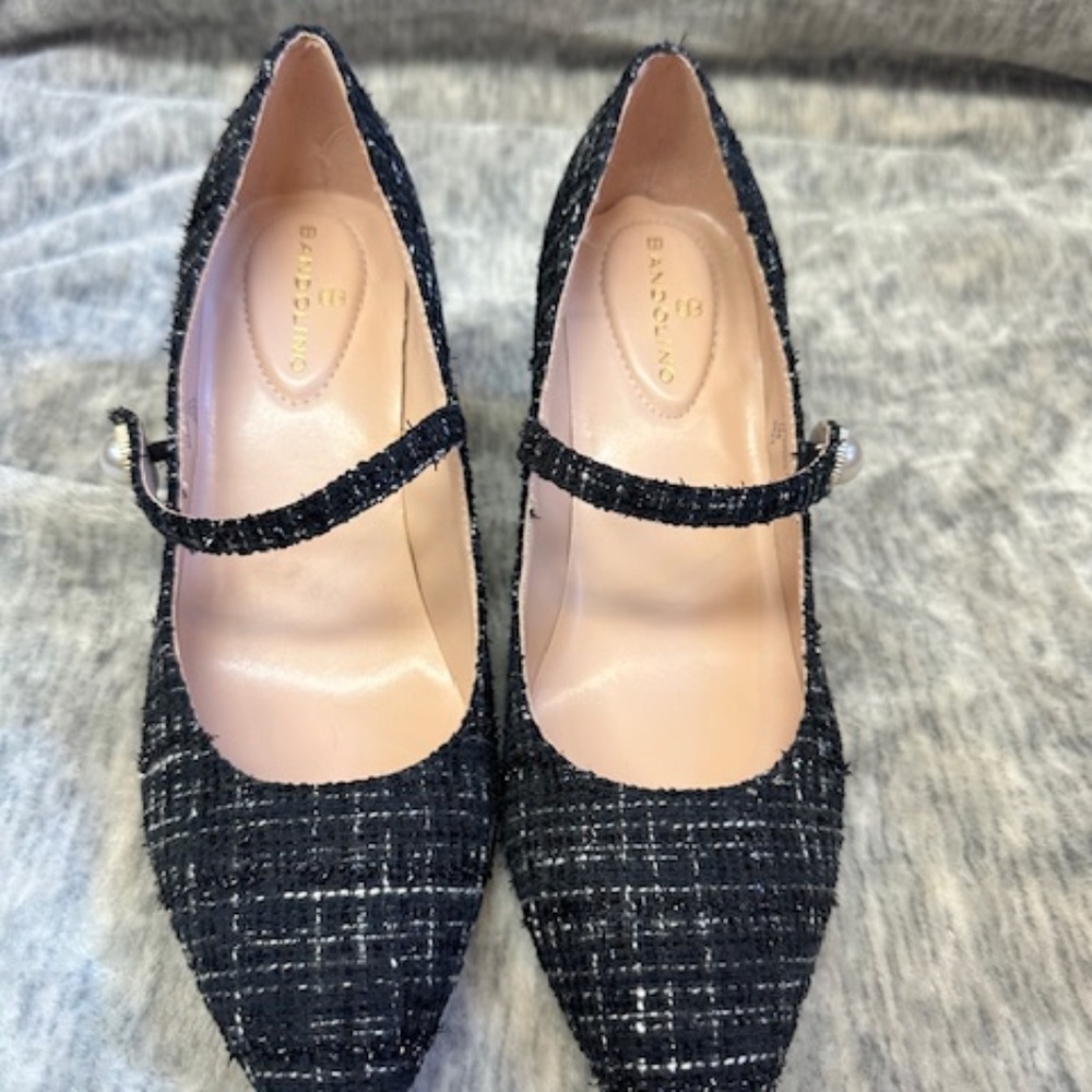 Bandolino Kirsten Size 6.5 NEW Black Tweed